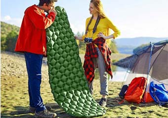 inflatable pad camping sleeping mat inflat