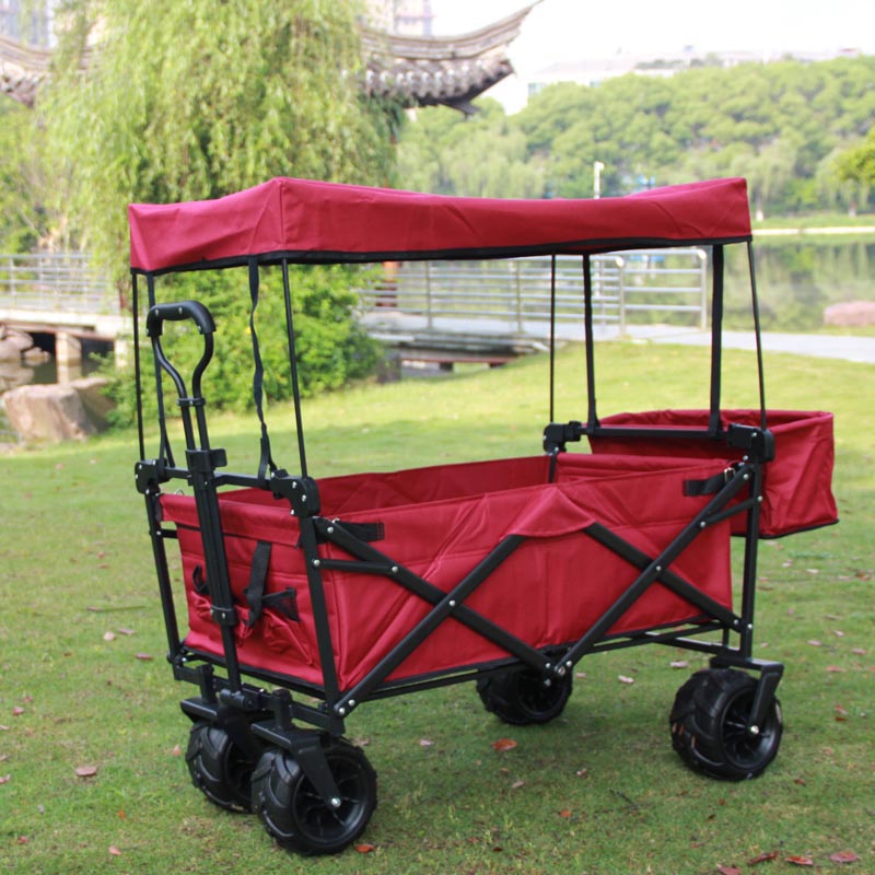 garden cart folding wagon foldable heavy