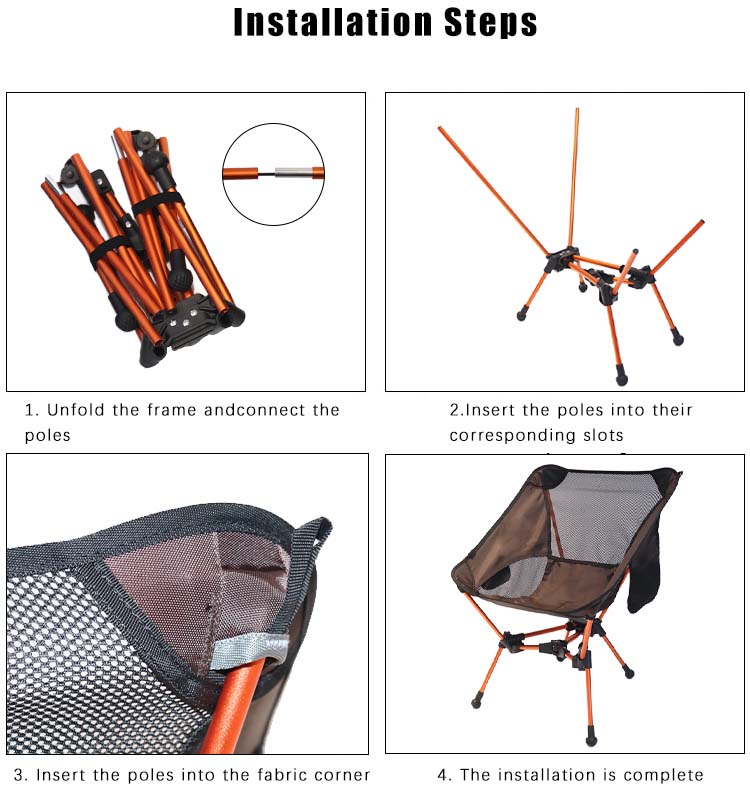 Portable Folding Chair for Camp