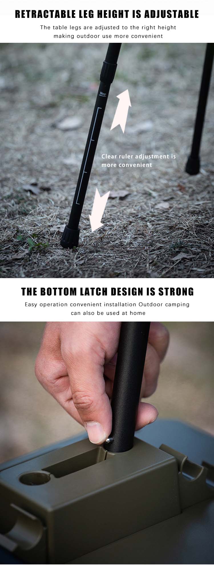 the details of Folding Tactical Square Table