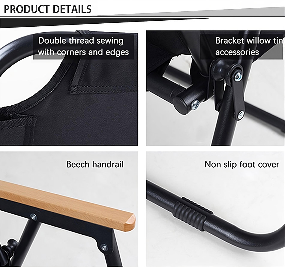 Double Outdoor Foldable Chairs