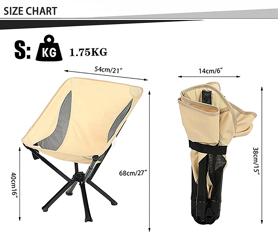 Bottle Sized Chair Lightweight 