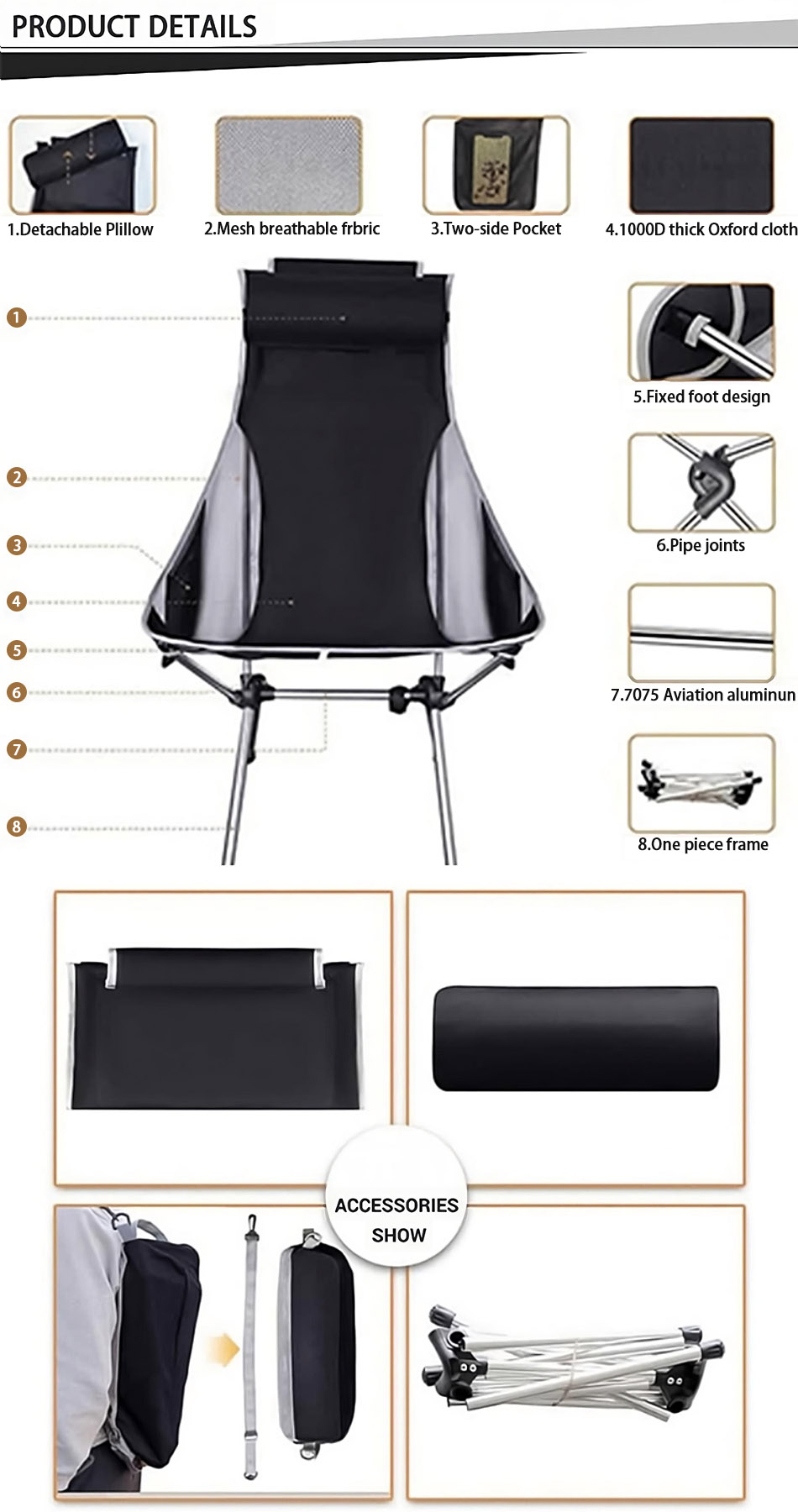 high back beach chair