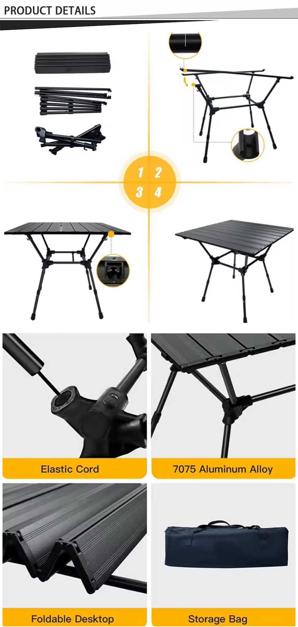 Square camping table for beach Square camping table for beach