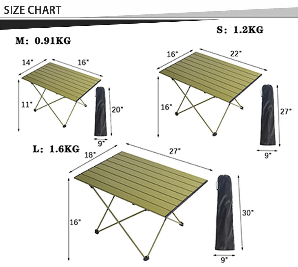 Lightweight camp table