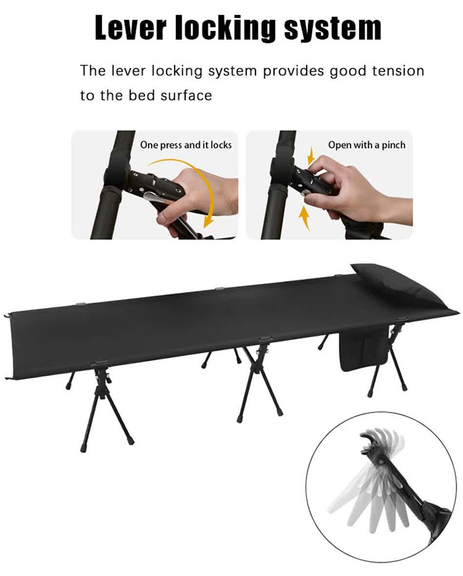 foldable outdoor camping bed