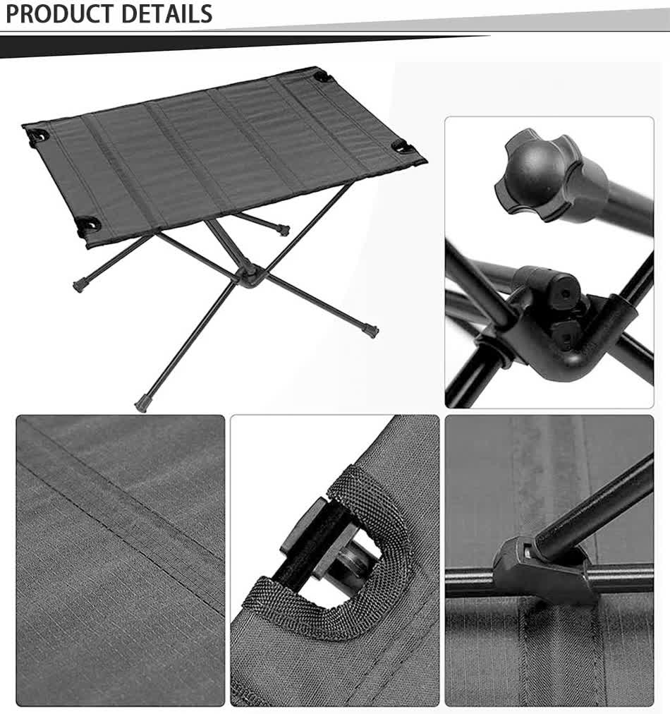 Aluminum roll up picnic table for picnics