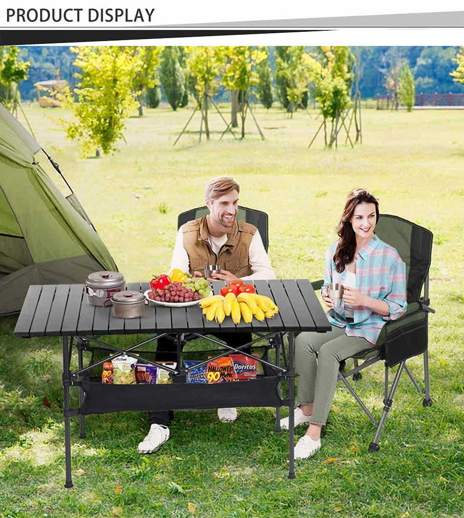 aluminum picnic table for camping