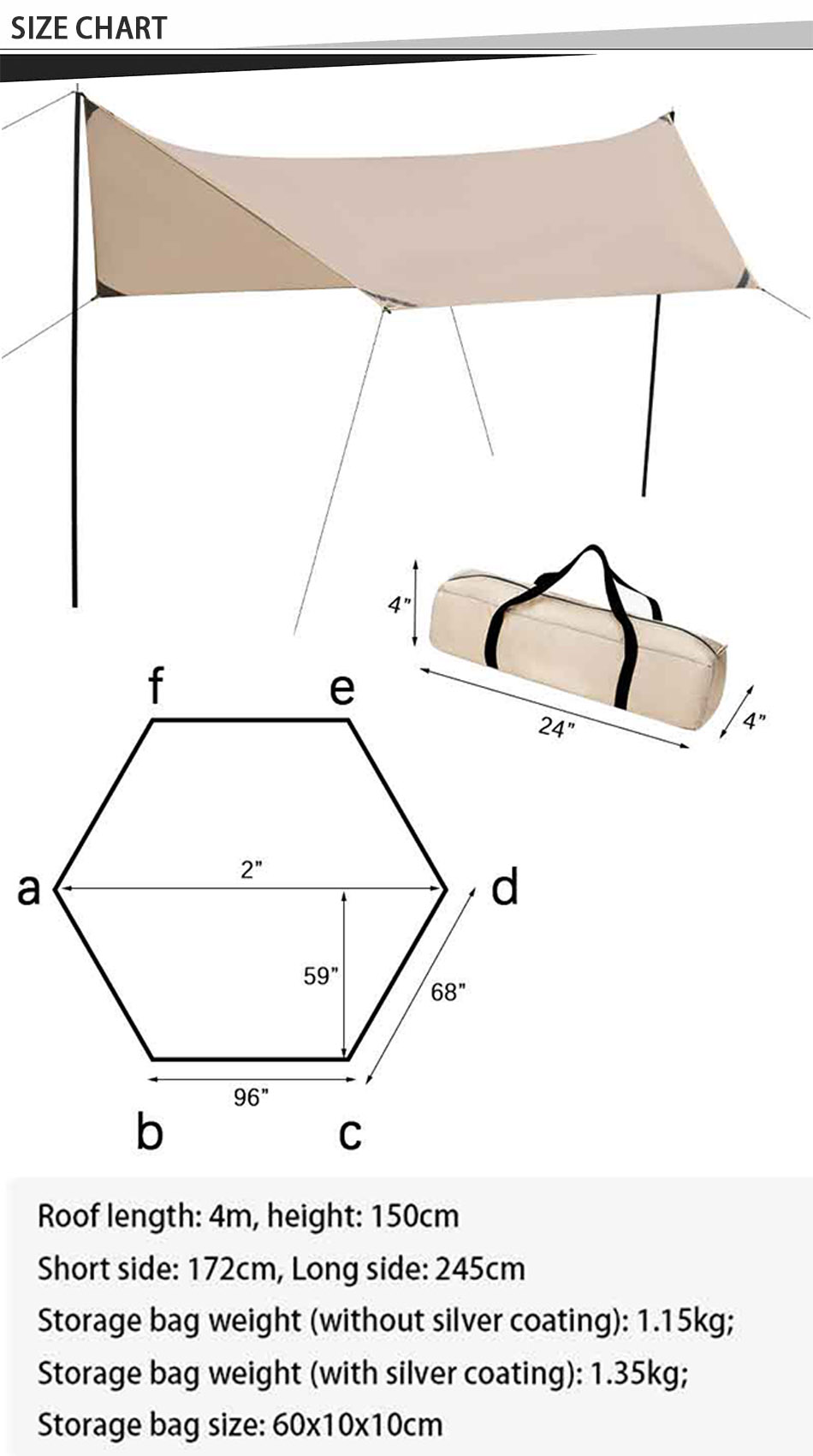 eco-friendly camping tarp