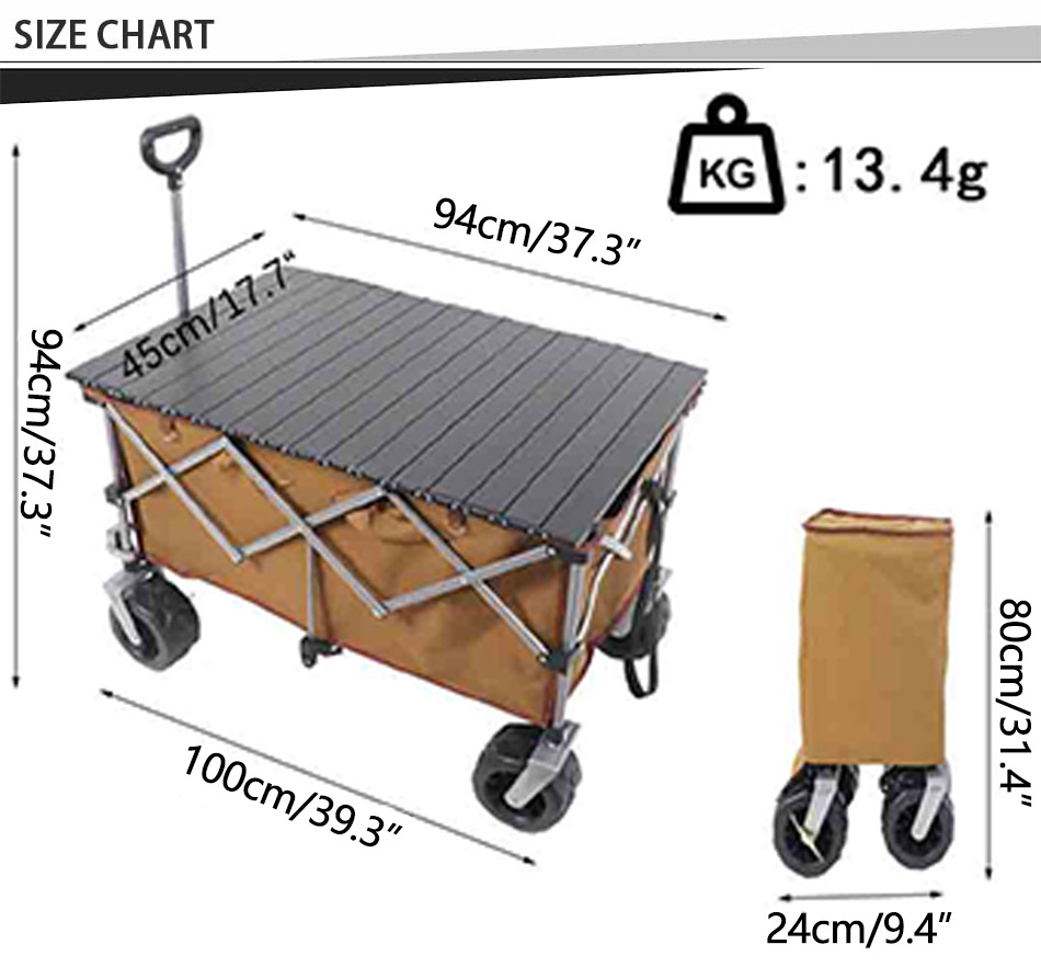 folding cart with wheels supplier