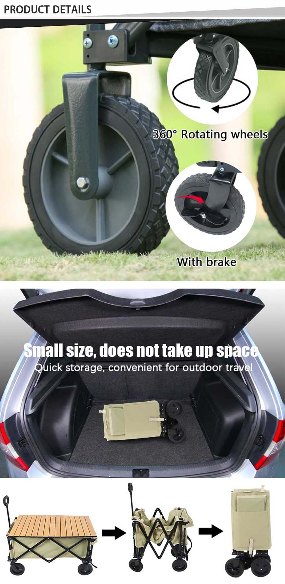 folding fishing wagon distributor