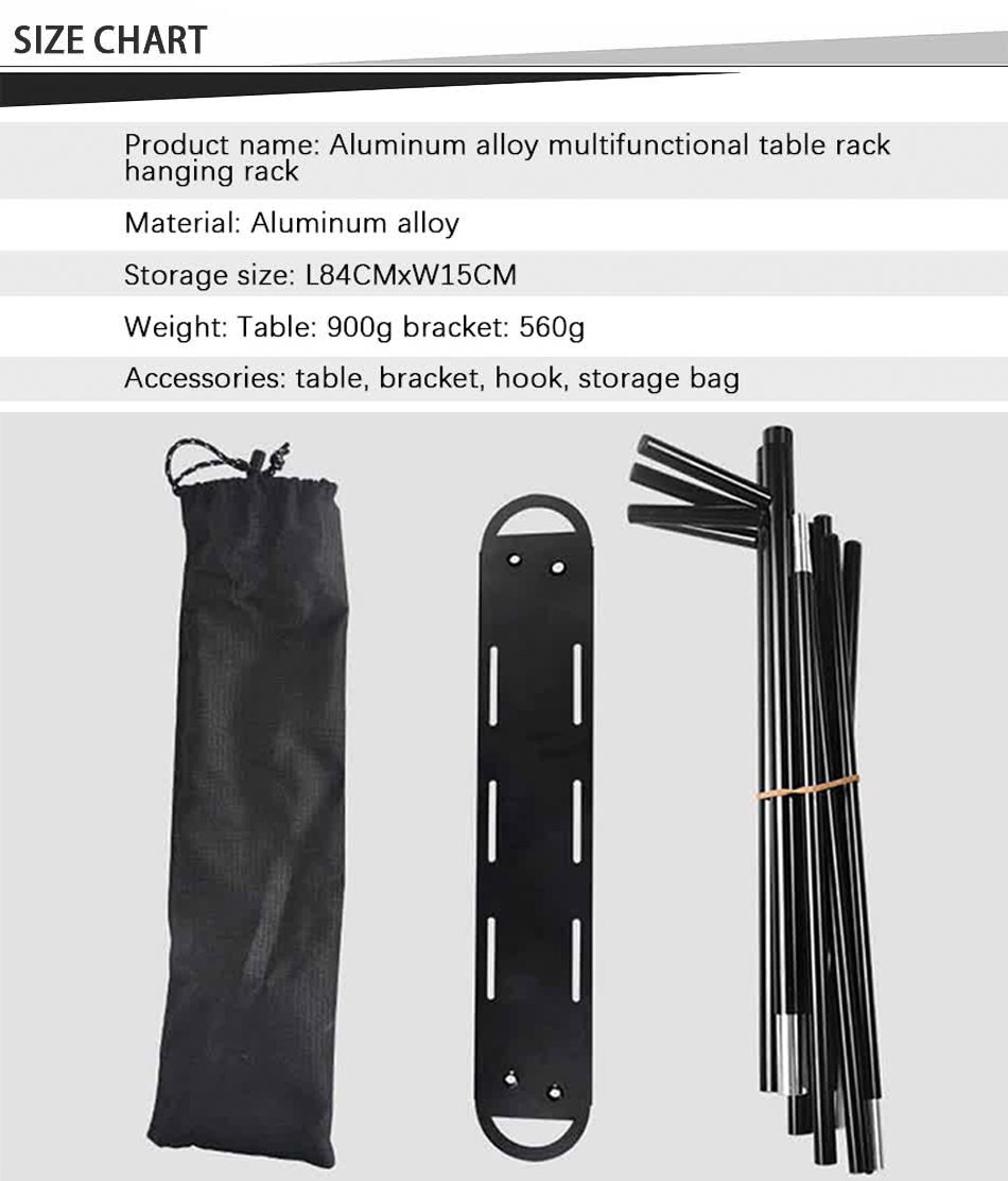 Camping Triangle Rack Size