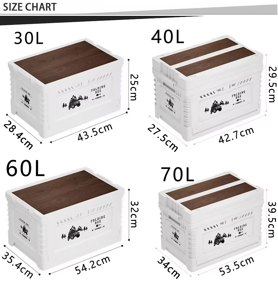 camping storage bin size