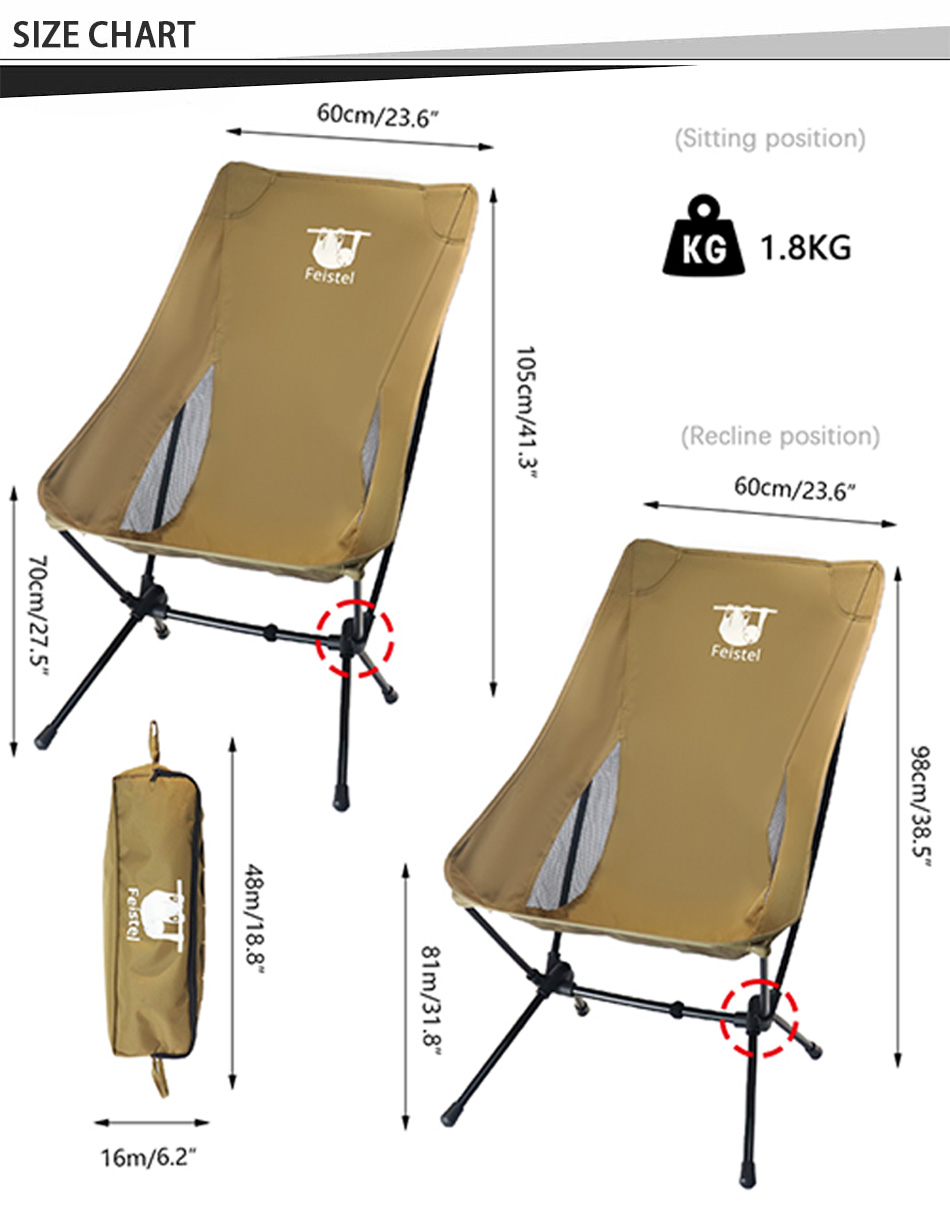 best high back camping chair