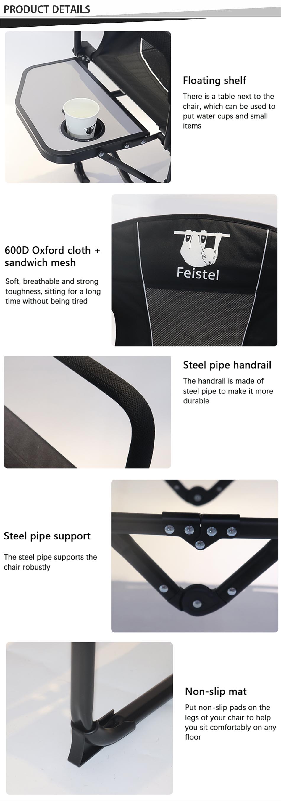 outdoor directors chair details