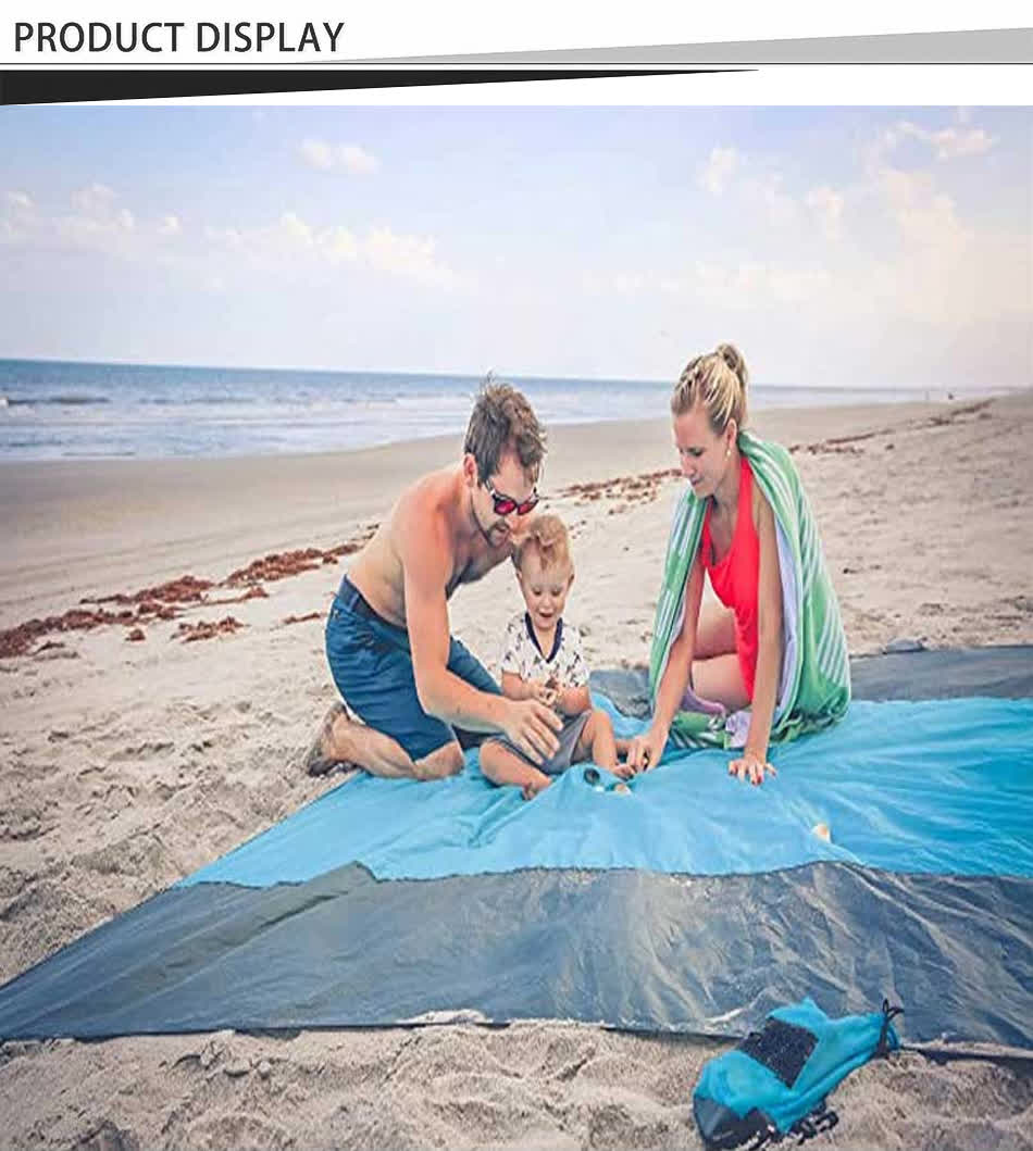 beach picnic mat family