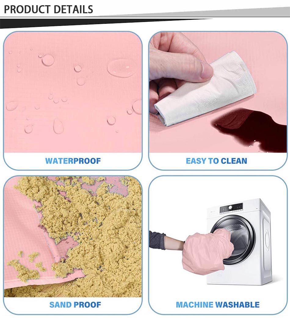 beach sand blanket detail