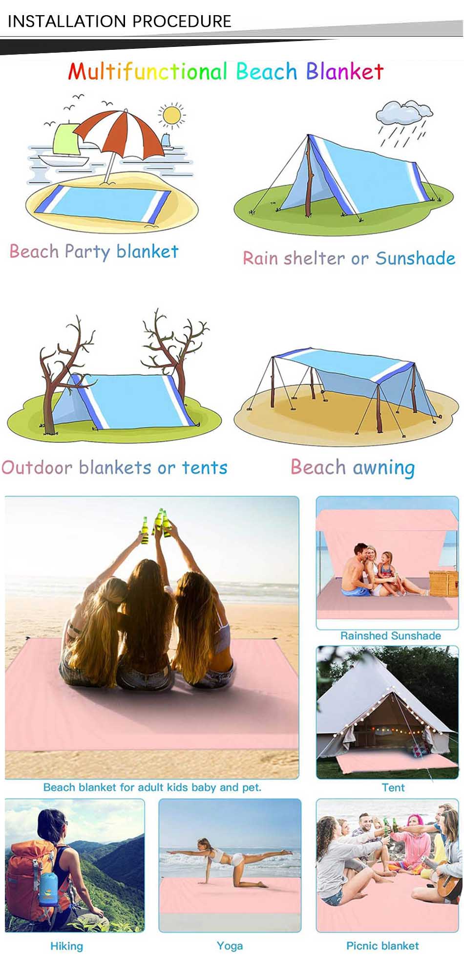 biggest beach blanket