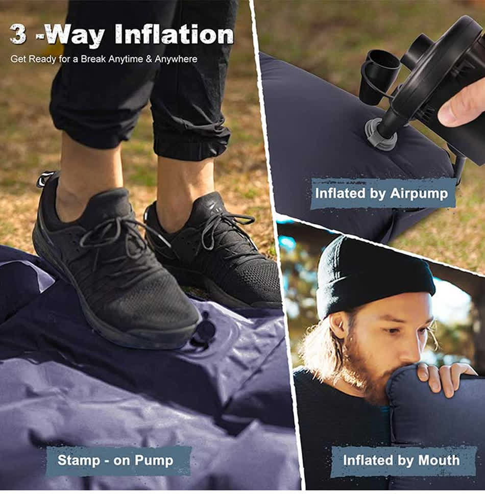self inflating camping mat