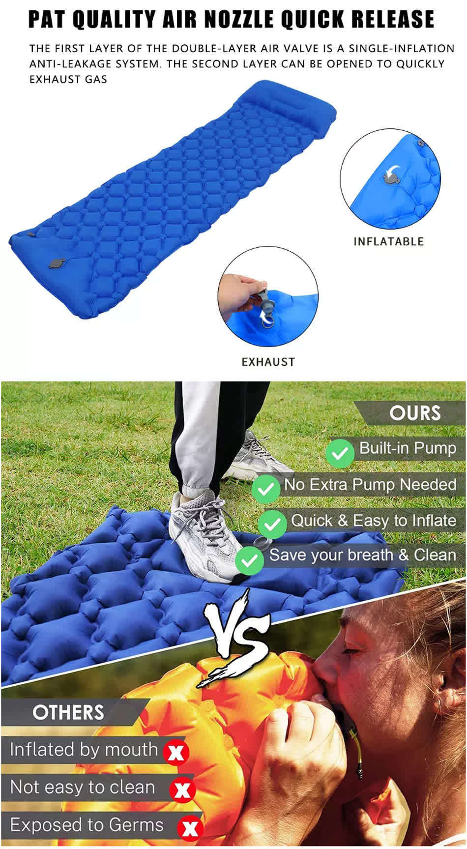 camp mat sleeping pad