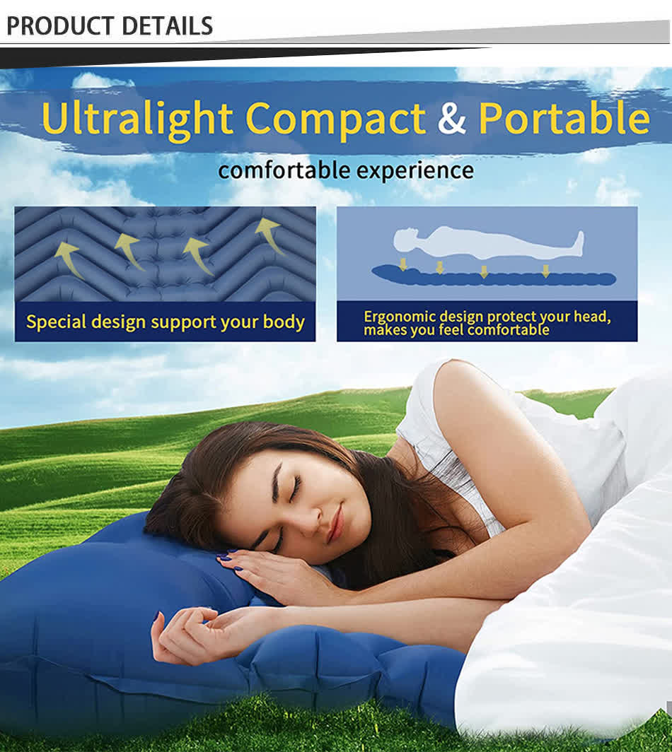 waterproof sleeping pad details