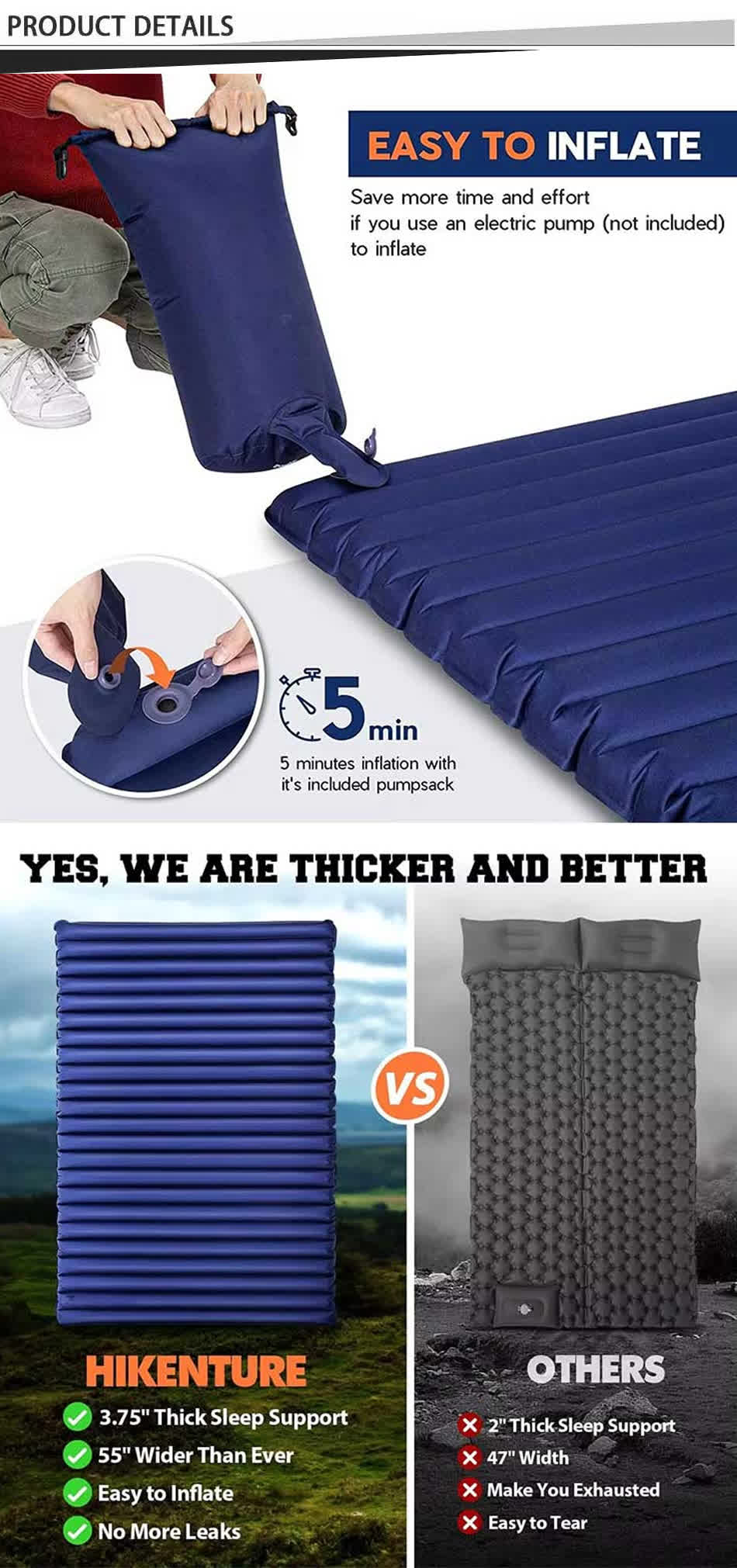 sleeping mat for camping