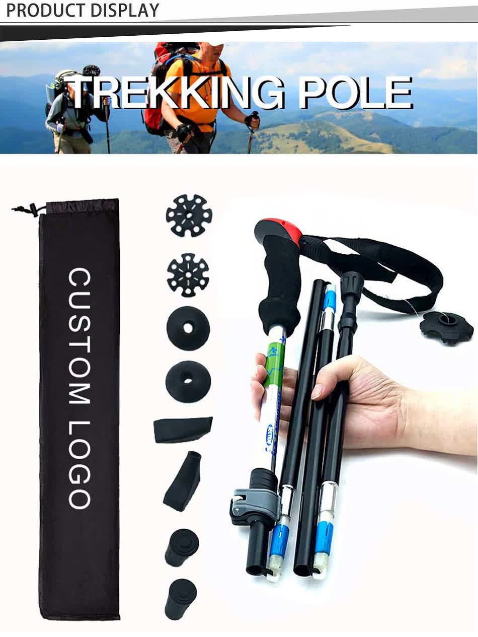 folding trekking sticks