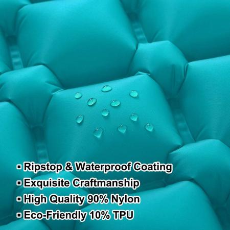 Inflatable Waterproof Ultralight Sleeping mat ,sleeping pad for Backpacking 