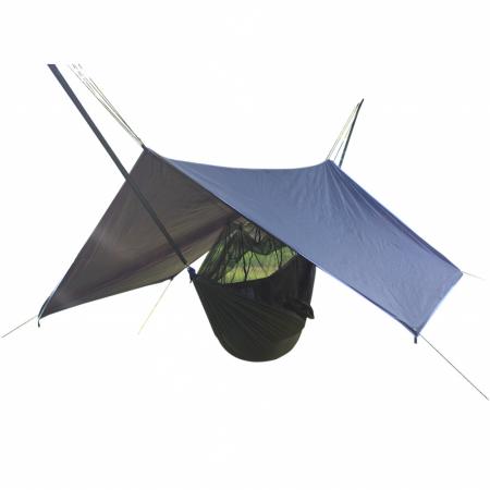 Premium Large Hex Waterproof Ripstop Nylon Camping Hammock Rain Fly Tent Tarp 