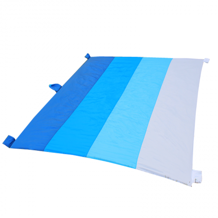 210 T Rip Stop Nylon Beach Blanket with 5 Pocket Sand 4 Stakes 