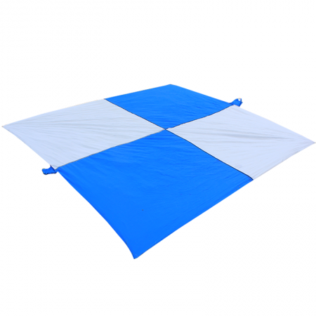 210 T Rip Stop Nylon Beach Blanket with 5 Pocket Sand 4 Stakes 