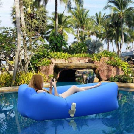 Camping Beach Inflatable Couch Bean Bag for Movies Gaming Reading 