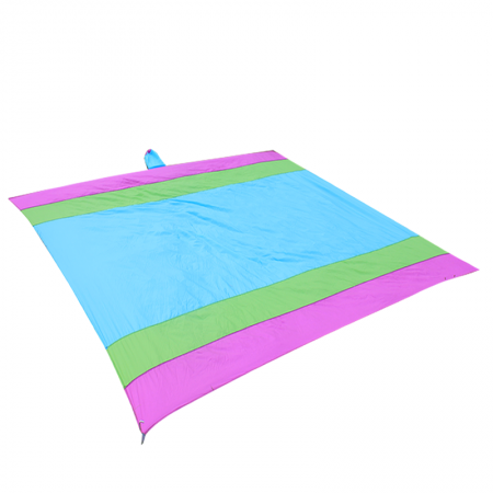 Outdoor Beach Blanket Oversided Made of 100% Parachute Nylon 
