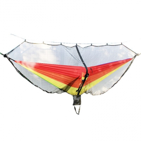 Polyester Fabric Hammock Bug Mosquito Net for 360 Degree Protection 