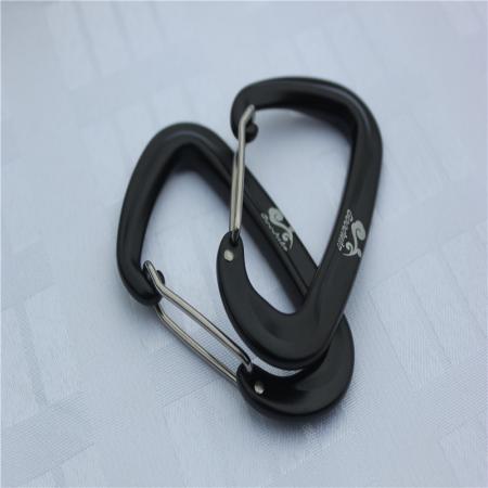 O shape D Shape small twist lock auto locking stainless steel locking carabiner 