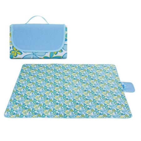 600D Oxford Outdoor Family Picnic Mat with Tote Extra Large Foldable and Waterproof 