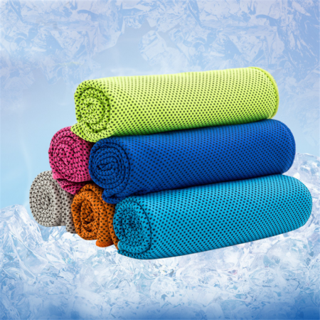 Quick dry fitness compress sport ice cooling towel set 