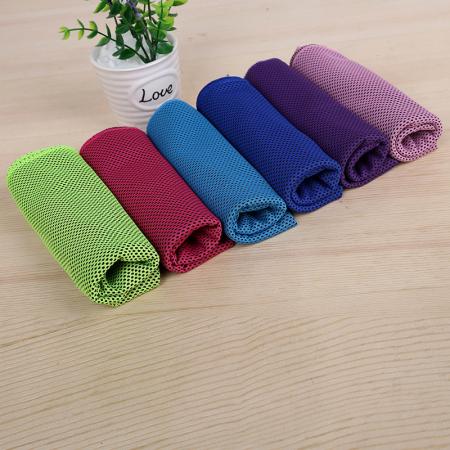 Quick dry fitness compress sport ice cooling towel set 