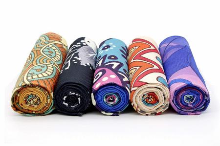 Sweat Absorbent Quick Drying Hot Yoga Towel with Corner Pocket Design 