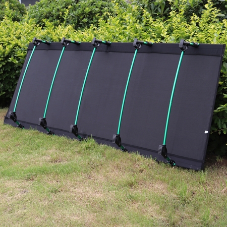 Outdoor Super Light Aluminum Alloy Camping Travel Hiking Fishing Hunting Portable Folding Bed Camping Simple Camp Bed Crib for Camping Hiking Fishing Bearing