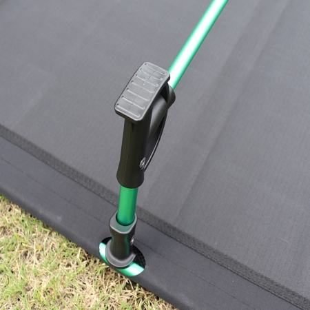 Outdoor Super Light Aluminum Alloy Camping Travel Hiking Fishing Hunting Portable Folding Bed Camping Simple Camp Bed Crib for Camping Hiking Fishing Bearing