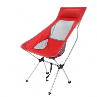 Outdoor folding chair, beach lounge chair for camping, backpacking picnic beach
