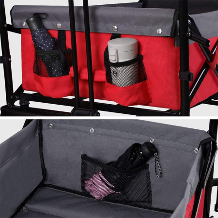 Outdoor Portable Wagon Folding Collapsible Garden Beach Cart Trolley wheel barrow foldable utility wagon 