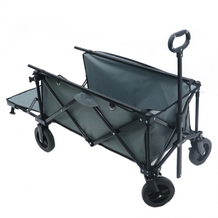 Camping beach cart wagon garden collapsible push cart wth 6 inch wheels kids camping trolley outdoor beach wagon 