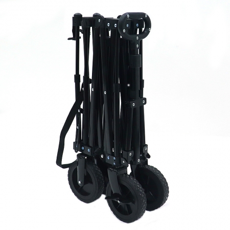 Camping beach cart wagon garden collapsible push cart wth 6 inch wheels kids camping trolley outdoor beach wagon 