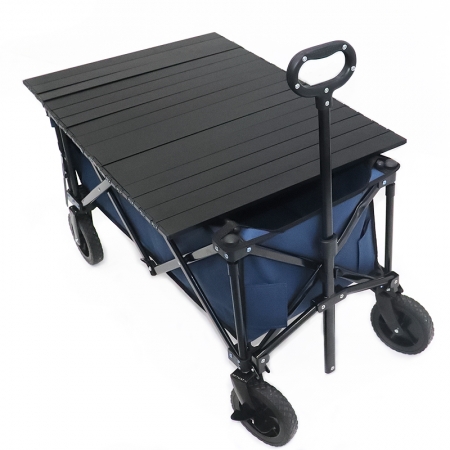 Collapsible Folding Portable Outdoor Garden Park Wagon Trolley Cart Camping Foldable Folding Push Wagon Cart