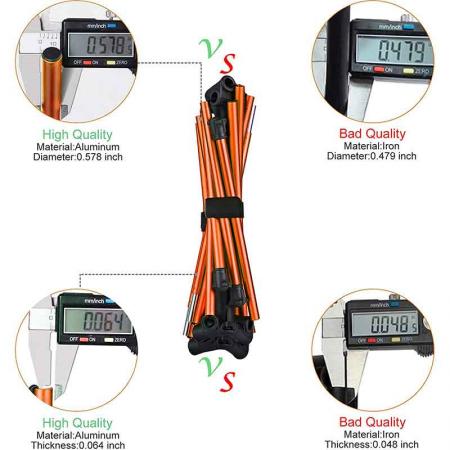 Lightweight folding camping chair with carry bag for camping hiking fishing