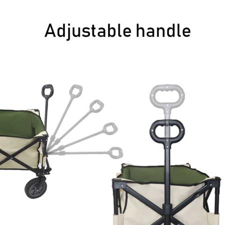 Collapsible Wagon Cart For Outdoor Beach Shopping Garden 