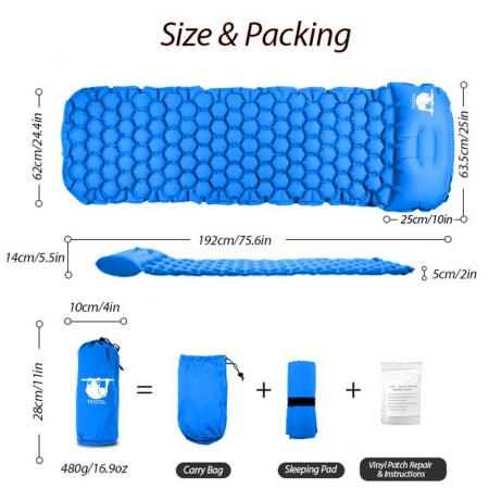 Outdoor Lightweight  Camping camping sleeping pad for Backpacking Hiking 