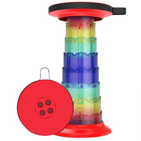 Retractable Folding Stool Collapsible Portable Telescopic Stool Mini Stool 